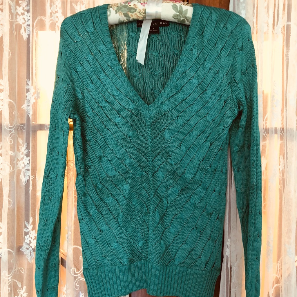 100% Silk Ralph Lauren Black Label Sweater